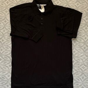 Cutter & Buck Classic Black L/S Polo Shirt
